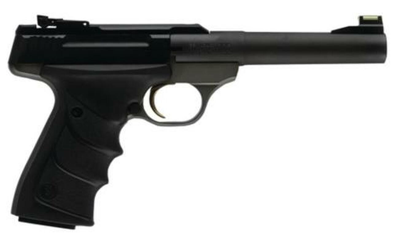 Browning Buck Mark 22LR 5.5″ Barrel, Practical URX, Fiber Optic Sight, 10 Round Mag