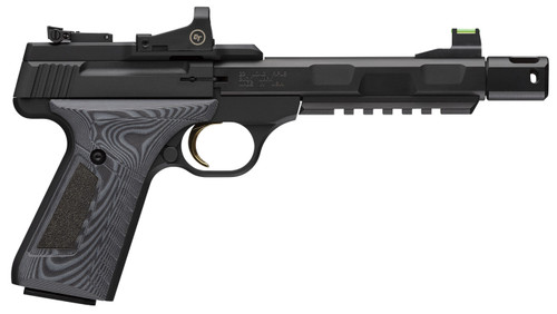 Browning Buck Mark Contour Pro 22 LR, 5.9″ Threaded Barrel, Black, Crimson Trace Red Dot, 10rd