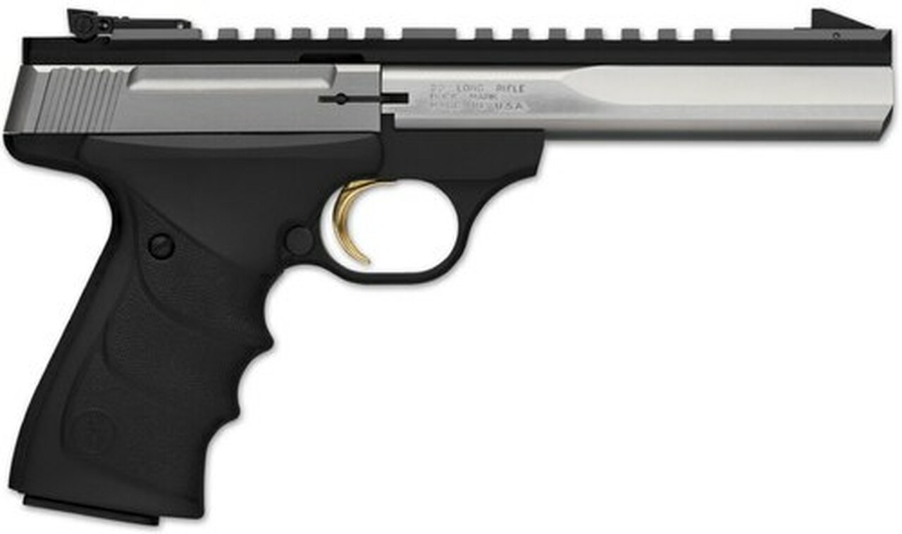 Browning Buck Mark Contour Stainless 22LR 7″ Barrel, 10 Rd Mag