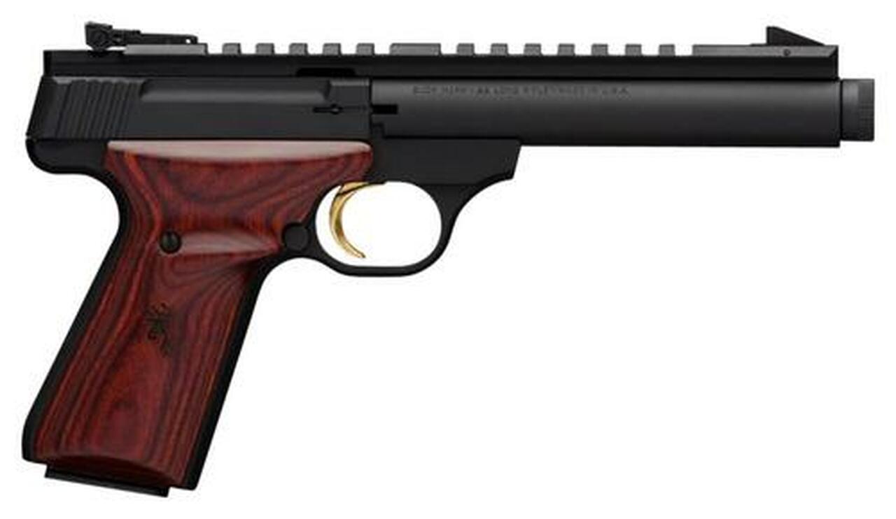 Browning Buck Mark Field Target, 22LR, 5.5″, 10rd, Cocobolo Grips
