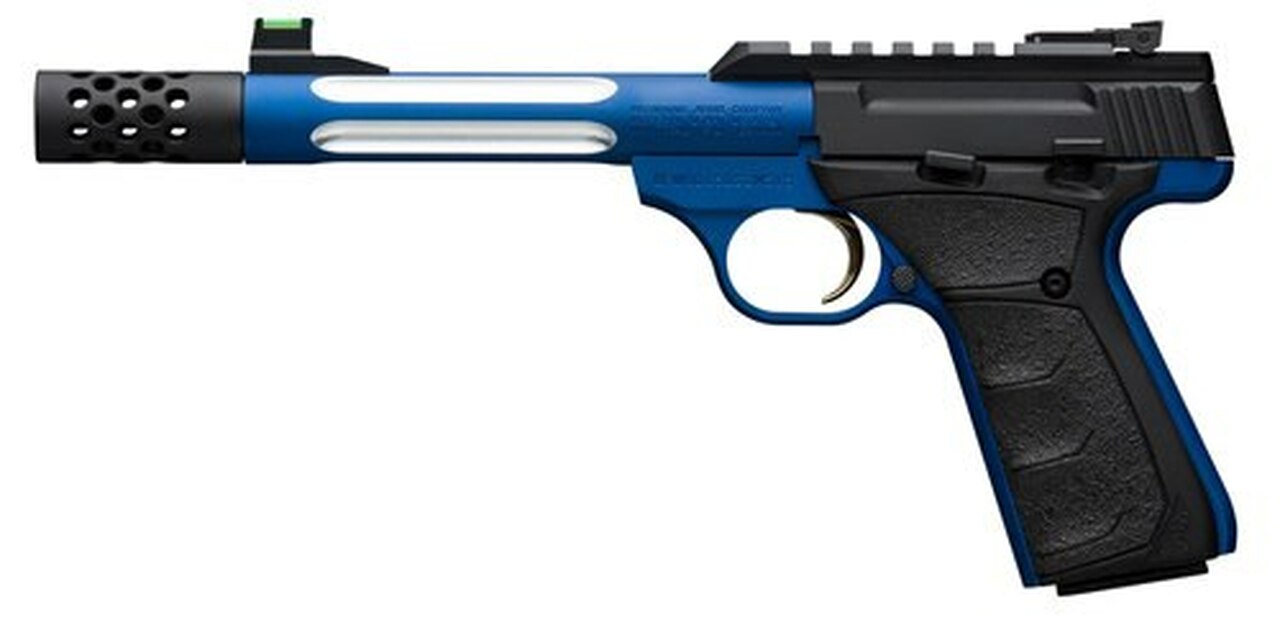 Browning Buck Mark+ Light Competition UFX 22 LR, 5.9″ Blue Barrel, Suppressor Ready, Rug