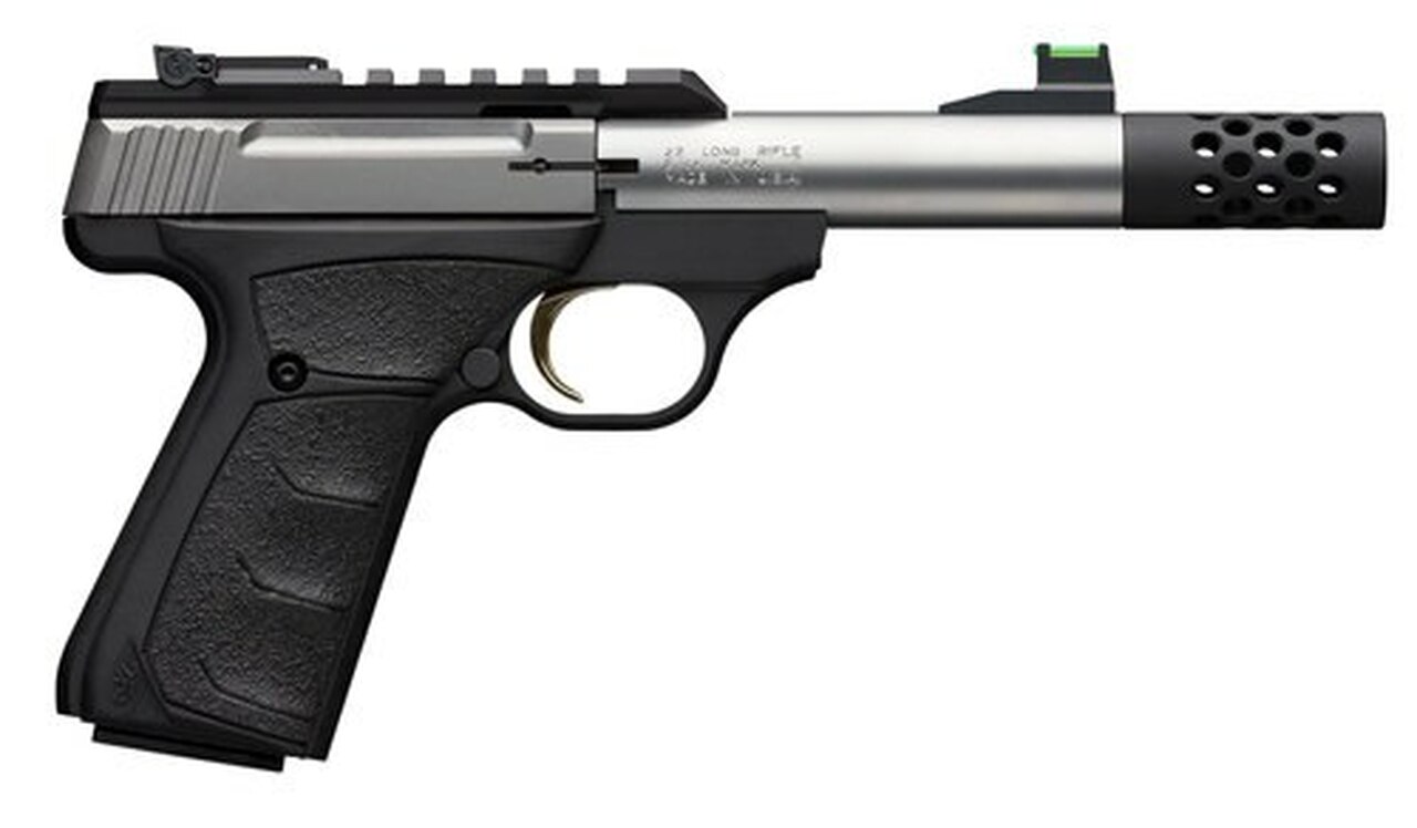 Browning Buck Mark+ Micro Bull UFX 22 LR, 4.4″ Bull Barrel, Suppressor Ready