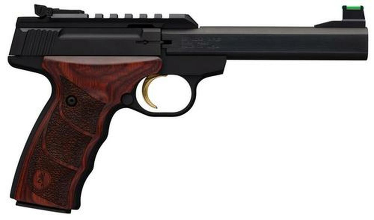 Browning Buck Mark Plus UDX, 22LR, 5.5″, 10rd, Rosewood Ultragrip DX