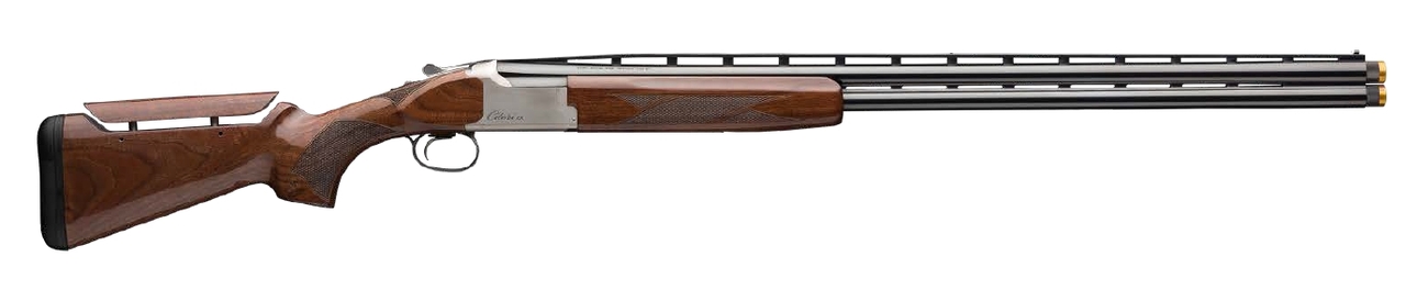 Browning Citori CX White 12 Ga, 28″ Barrel, 3″, Silver Nitride, Fixed Adjustable Comb Stock, Gloss American Walnut