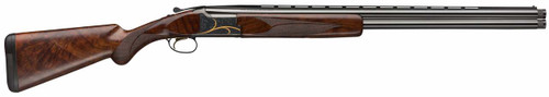 Browning Citori Gran Lightning 28 Ga, 3″ Chamber 28″ Barrel, Gloss Black Walnut, Engraved Black Rec, Gold Accents, 2rd