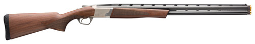 Browning Cynergy CX Feather 12 Ga, 3″ Chamber 30″ Barrel, Silver Rec, Satin American Walnut, 2rd