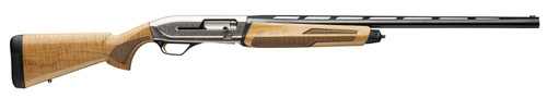 Browning Maxus II Ultimate 12 Ga, 3″ Chamber 28″ Barrel, Nickel Rec, Maple Stock, 4rd