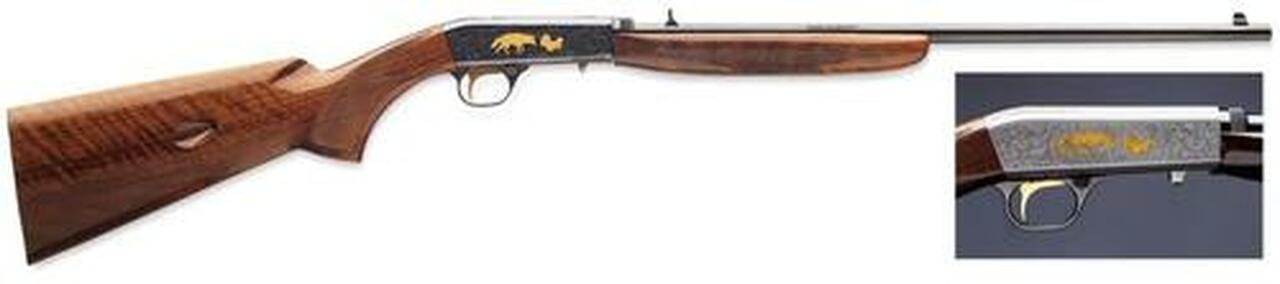 Browning SA-22 Grade VI 22LR 19.25″ Barrel, Gloss Wal Stock Gray Satin, 12rd