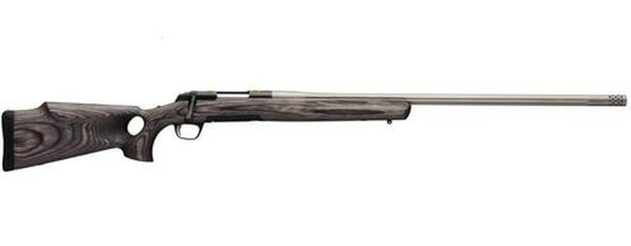 Browning X-Bolt Eclipse Target .308 Win, 28″, 4rd, Laminate Thumbhole Gray Stock, SS