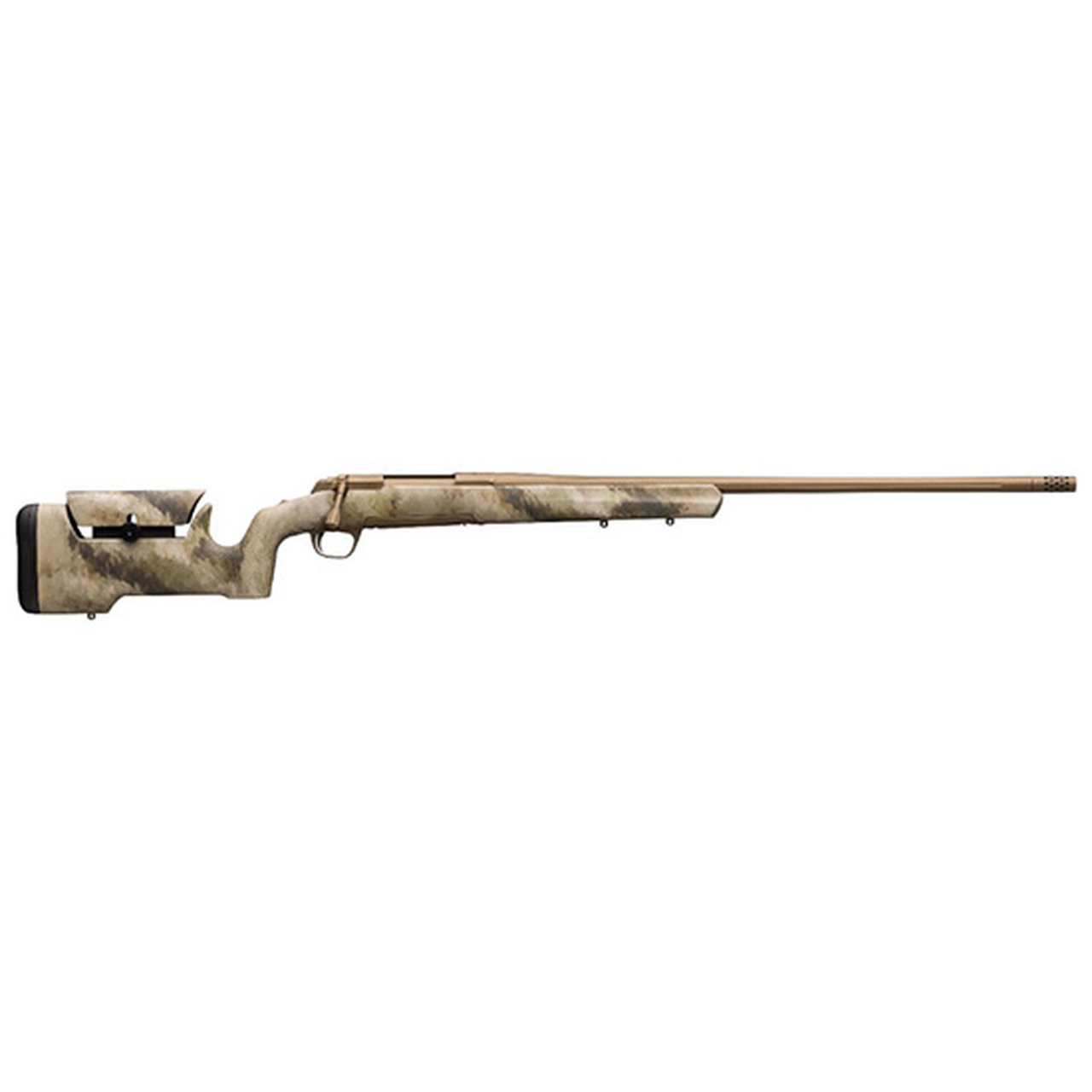 Browning X-Bolt Hells Canyon Max Long Range 300 RUM, 26″ Barrel, A-TACS AU Camo Fixed Max Adjustable Comb Stock Burnt Bronze Cerakote, 3 rd