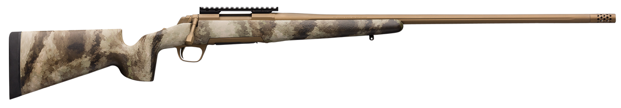 Browning X-Bolt Hells Canyon Speed Long Range 30 Nosler, 26″ Barrel, A-TACS AU Camo, McMillan Game Scout Stock, Burnt Bronze Cerakote, 3rd