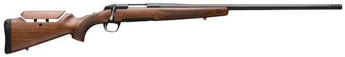 Browning X-Bolt Hunter Long Range 6.8 Western, 24″ Threaded Barrel, Black Rec, Satin Walnut, 3rd
