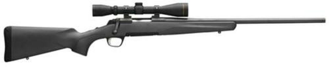 Browning X-Bolt Leupold Combo With ABS Case .243 Winchester 22″ Sporter Contour Barrel Matte Blue Finish Composite Stock Matte Black Finish 5rd