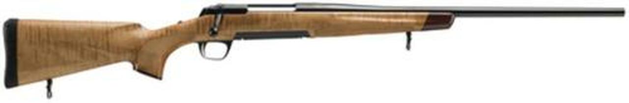 Browning X-Bolt Medallion Maple .270 Winchester 22″ Barrel High Gloss Blue Finish Adjustable Feather Trigger High Gloss AAA Maple Stock with Rosewood Forend and Pistol Grip Cap 4rd