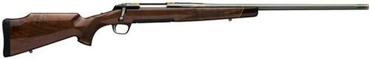 Browning X-Bolt Medallion Safari Bolt 300 H&H Mag 24″ Barrel, Black Walnut Stock Blued Open Sights, 3rd