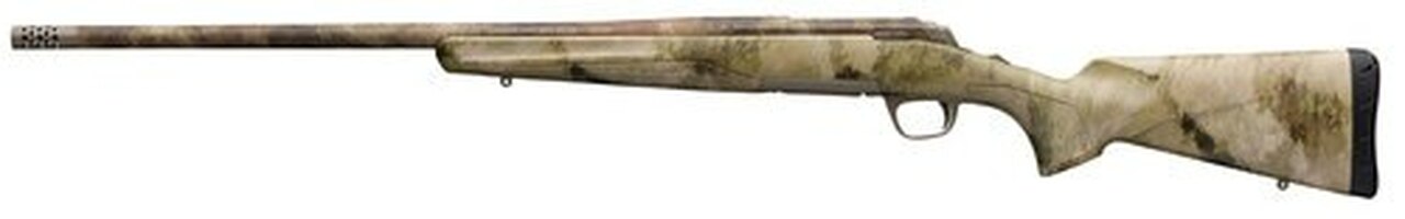 Browning, X-Bolt Predator Hunter, Bolt, 6.5 Creedmoor, 22″ Barrel, Threaded 5/8X24, Muzzle Brake, A-TACS AU Camo Stock and Barrel, Right Hand, 4Rd
