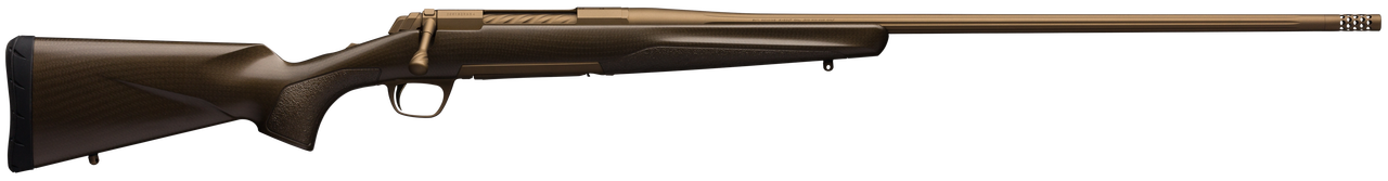 Browning X-Bolt Pro 30 Nosler 3+1 26″ Burnt Bronze Cerakote Fixed Textured Gripping Panels Stock Right Hand