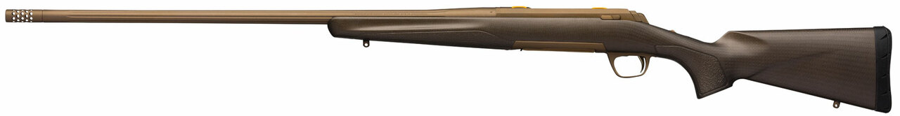 Browning X-Bolt Pro Long Range 300 RUM, 26″ Barrel, Burnt Bronze Cerakote, Fixed Textured Gripping Panels Stock, 3rd