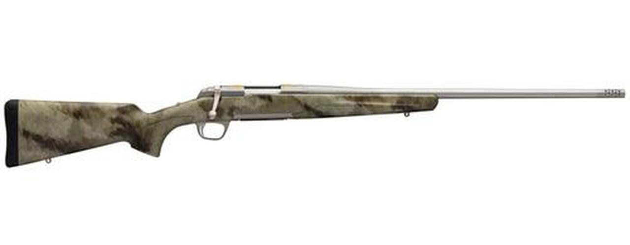 Browning X-Bolt West, .26 Nosler, 26″, 3rd, Synthetic A-TACS AU Stock, Stainless