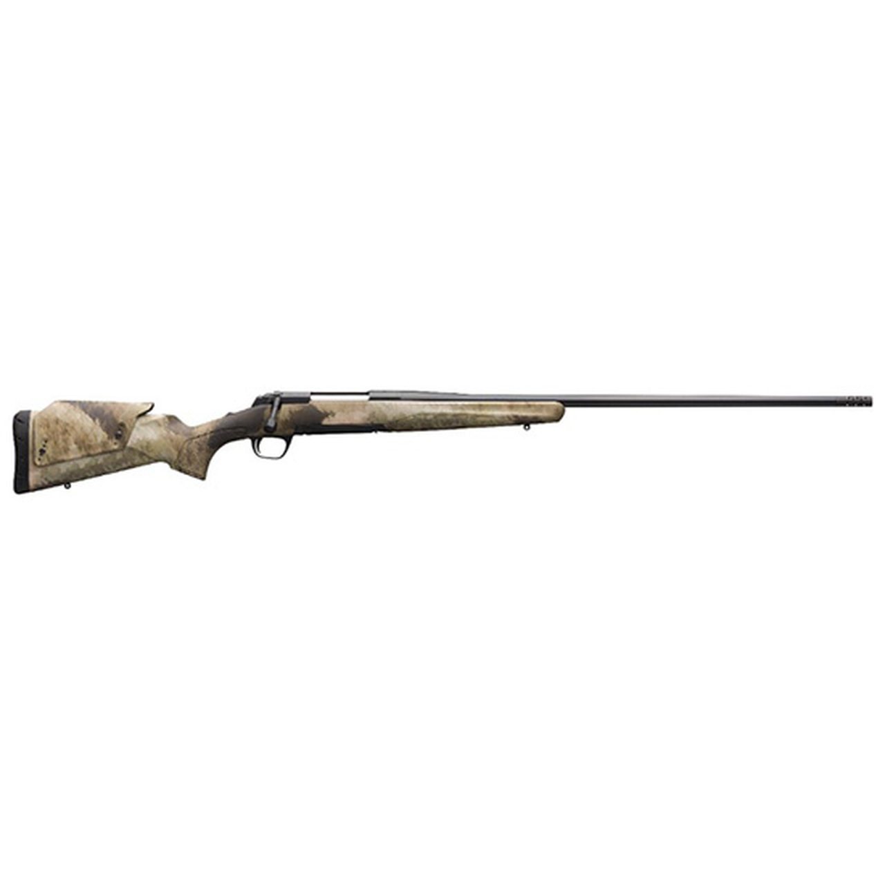 Browning X-Bolt Western Hunter 300 Win Mag, 26″ Barrel, MB A-TACS AU Camo, Fixed Adjustable Comb Stock, Matte Blued, 3rd