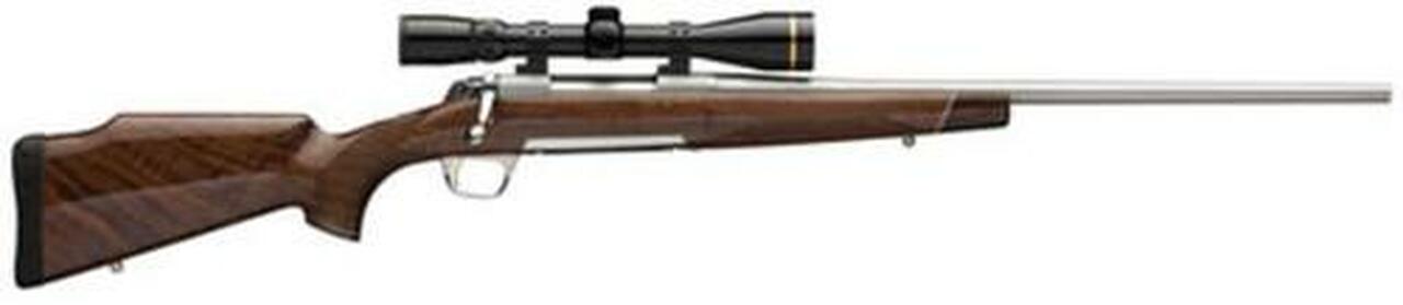 Browning X-Bolt White Gold Rifle, 6.5 Creedmoor, 22″, 4rd, Black Walnut/Satin Stainless