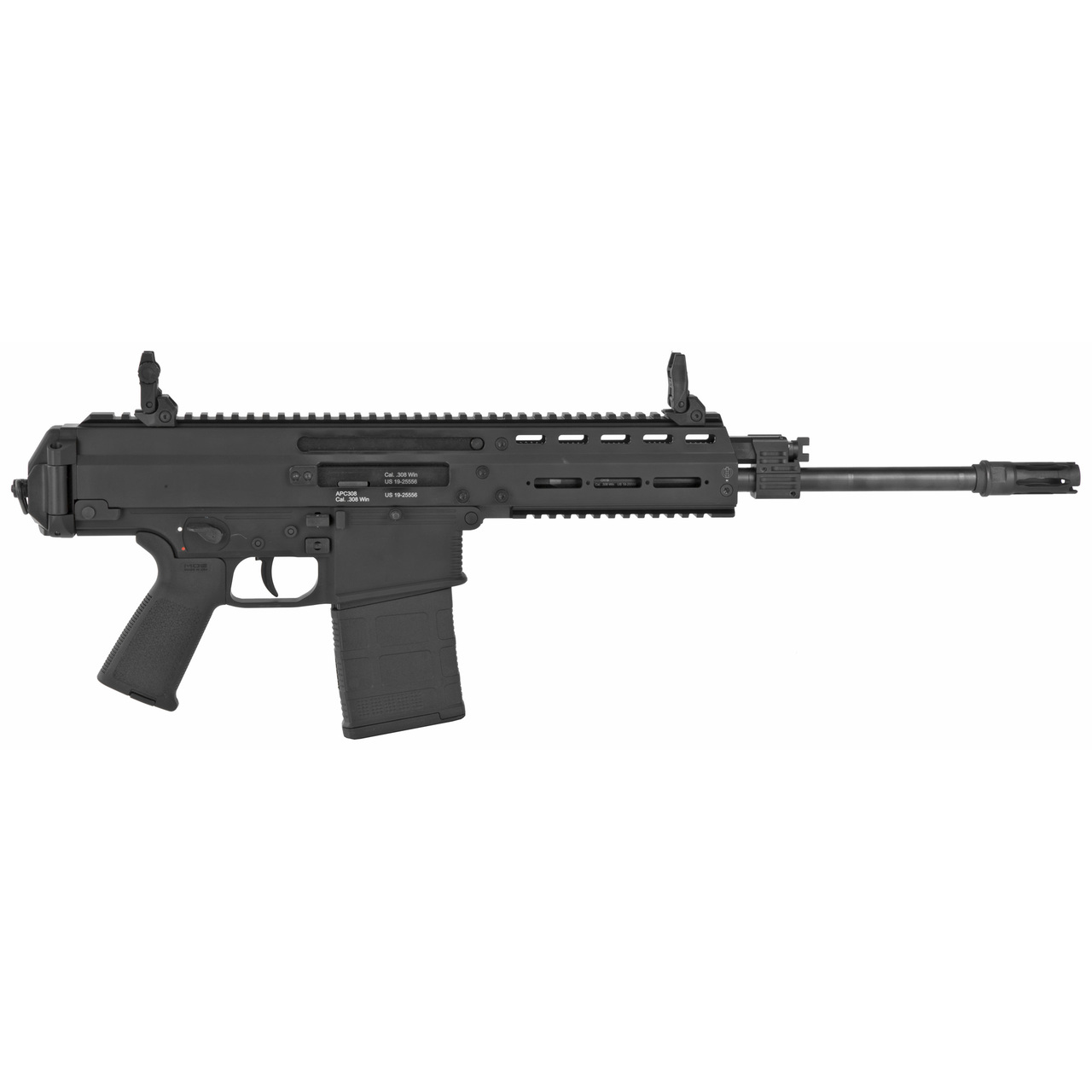 B&T APC308 Pistol, .308/7.62×51 14.3″ Barrel, Steel Frame, Black Finish, 20rd Mag