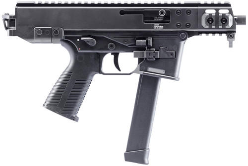 B&T GHM9 9mm, 4.3″ Threaded Barrel, Black, Glock Mag Compatible, 33rd