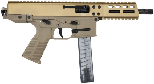 B&T GHM9 9mm, 6.9″ Barrel, Coyote Tan, Polymer Grip, 30rd