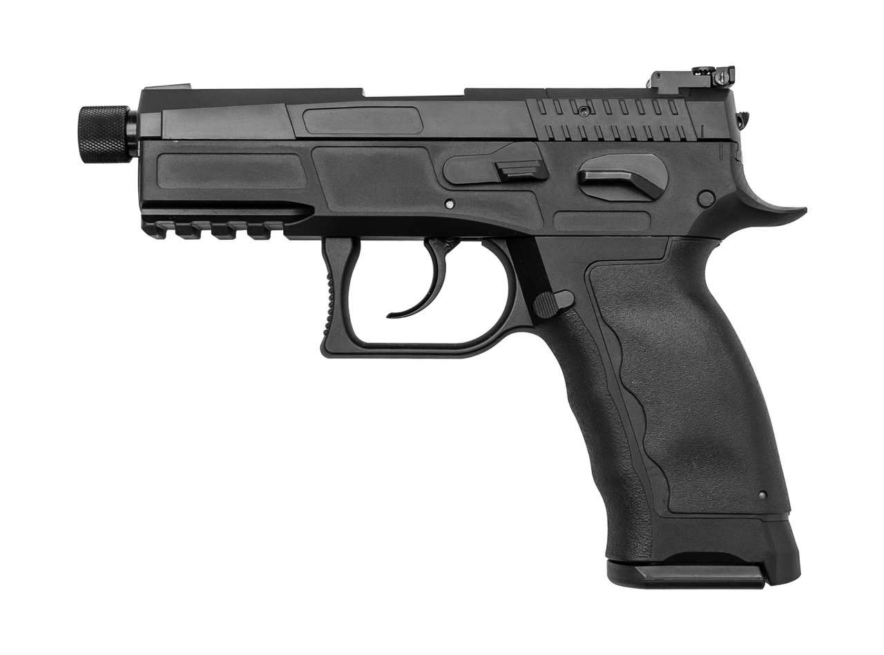 B&T MK-II 9mm, 4.3″ Threaded Barrel, Shield RMS Footprint, Black, 17rd