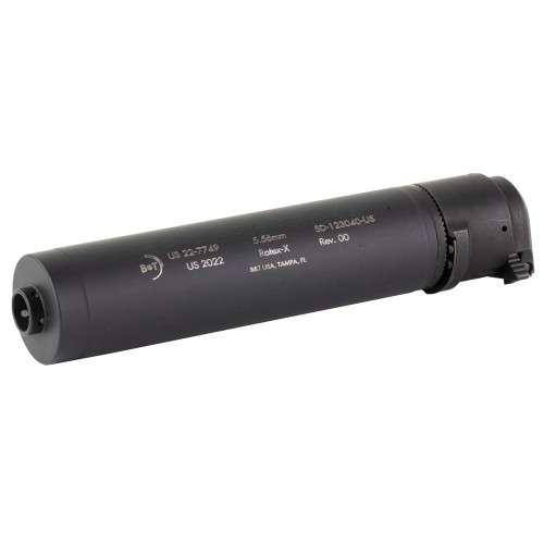 B&T Rotex-X Suppressor 5.56x45mm NATO, Black,