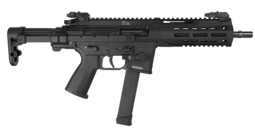 B&T SPC SBR 9mm, 9″ Barrel, Black, Glock Magazine Compatible, 33rd