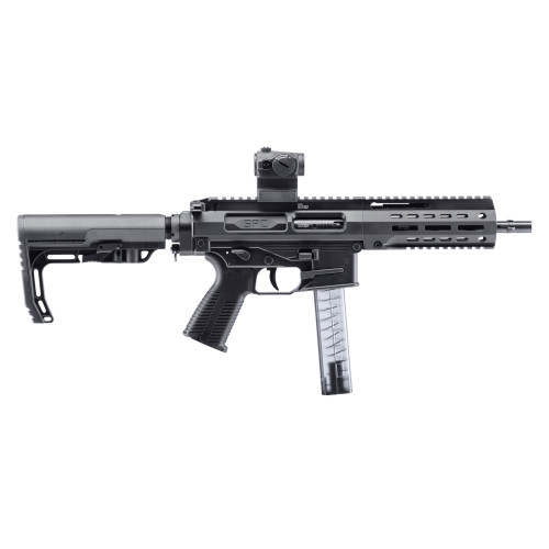 B&T SPC SBR 9mm, 9″ Barrel, Black, T-Series Optic, 30rd