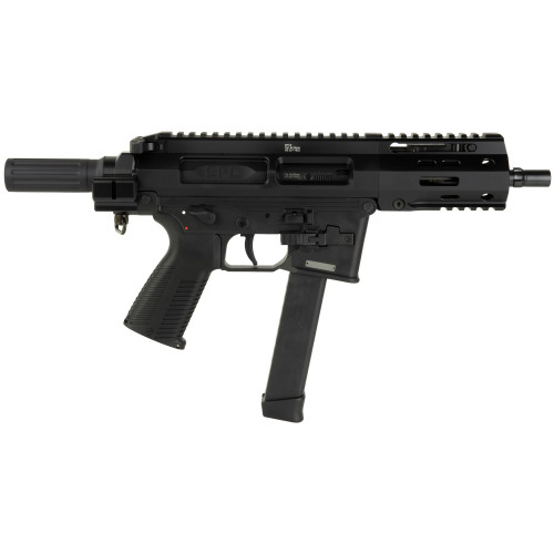 B&T SPC9 9mm, 5.9″ Threaded Barrel, Black, Glock Magazine Compatible, 32rd