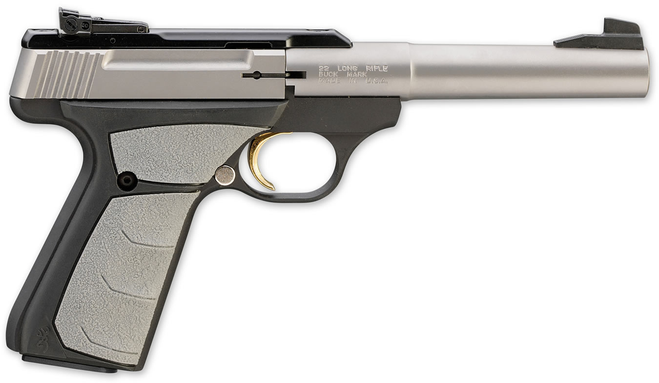 Buck Mark Camper Stainless UFX 22LR Rimfire Pistol