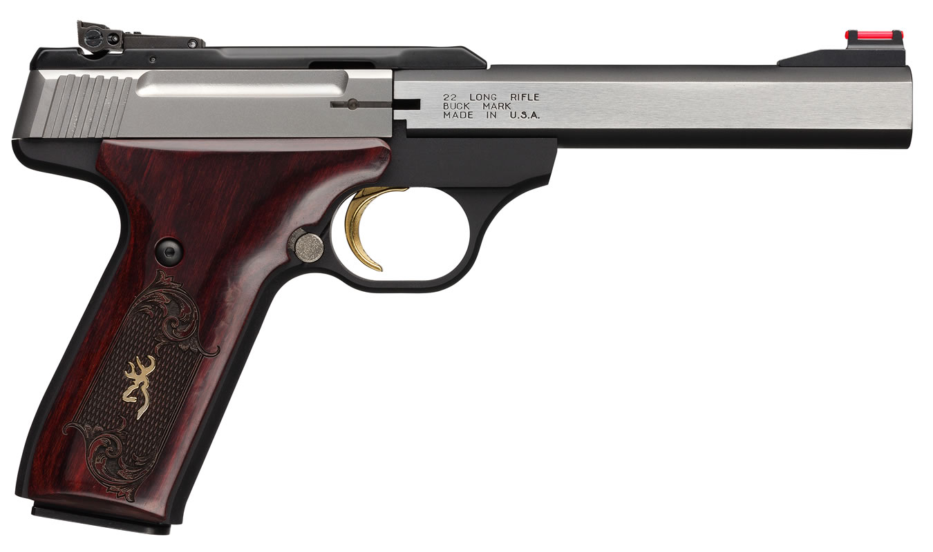 Buck Mark Medallion 22LR Rimfire Pistol with Rosewood Grips