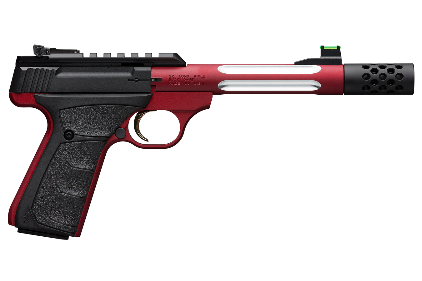 Buck Mark Plus Lite Competition Red 22LR Rimfire Pistol