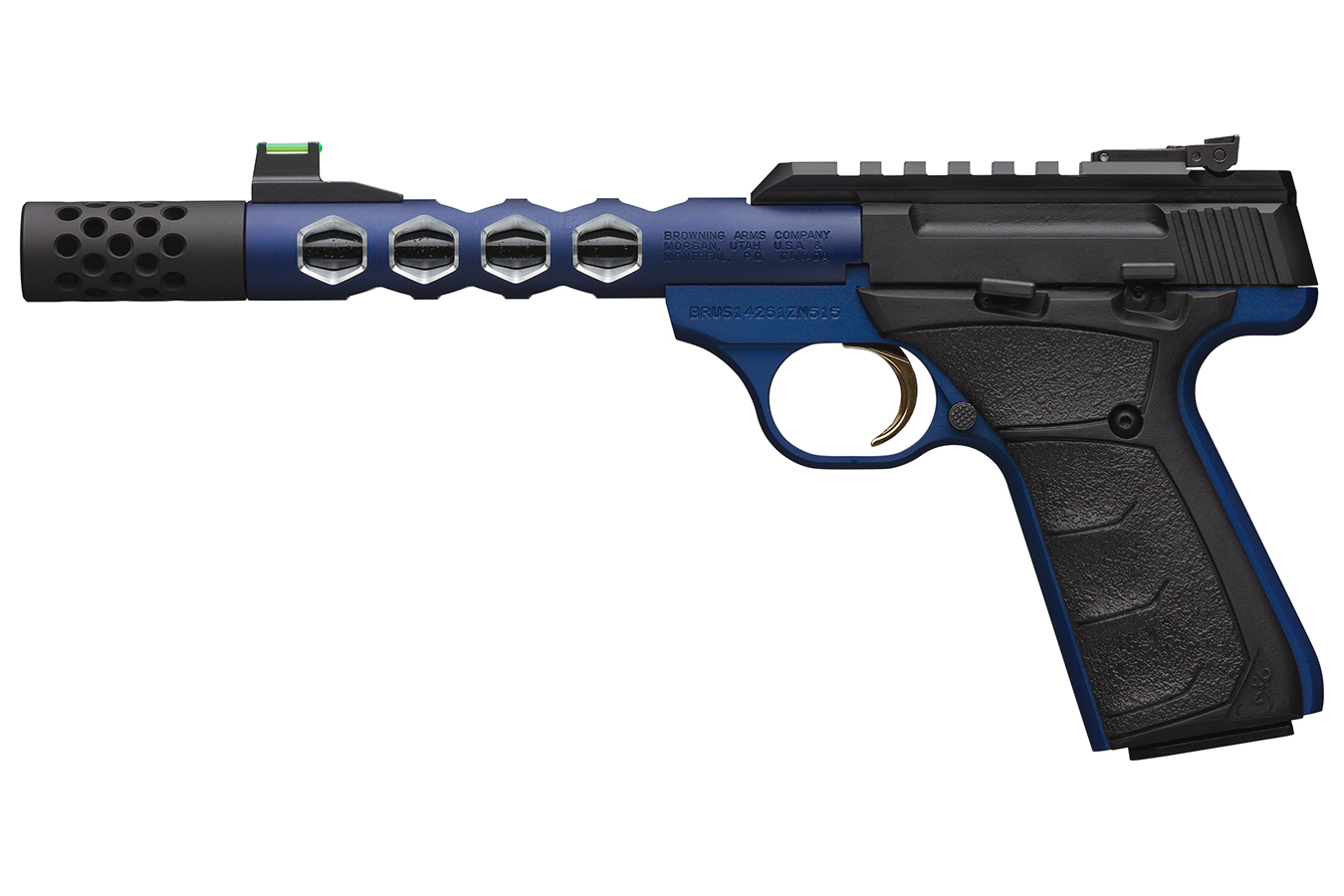 Buck Mark Plus Vision Blue 22LR Suppressor Ready Rimfire Pistol