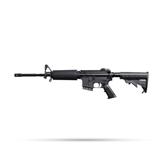 BUSHMASTER® M4 PATROLMAN’S™ FLAT TOP W/FLIP-UP SIGHT – CA COMPLIANT