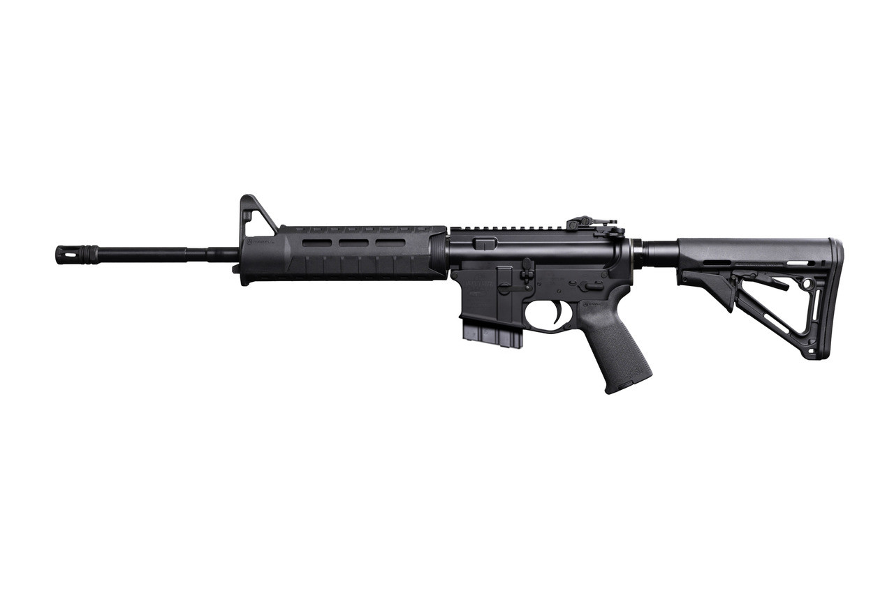 BUSHMASTER® M4 PATROLMAN’S™ MOE® FLAT TOP W/FLIP-UP SIGHTS – CA COMPLIANT