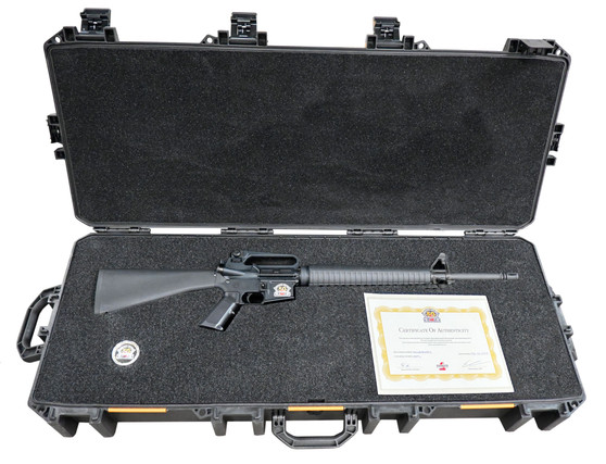BUSHMASTER® XM15®A2 50TH ANNIVERSARY 20″ FIXED CARRY HANDLE – CA COMPLIANT