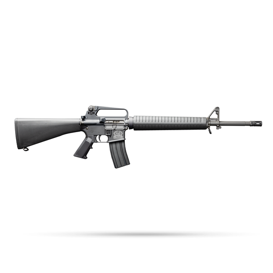 BUSHMASTER® XM15®A2 50TH ANNIVERSARY 20″ FIXED CARRY HANDLE – SILVER EDITION