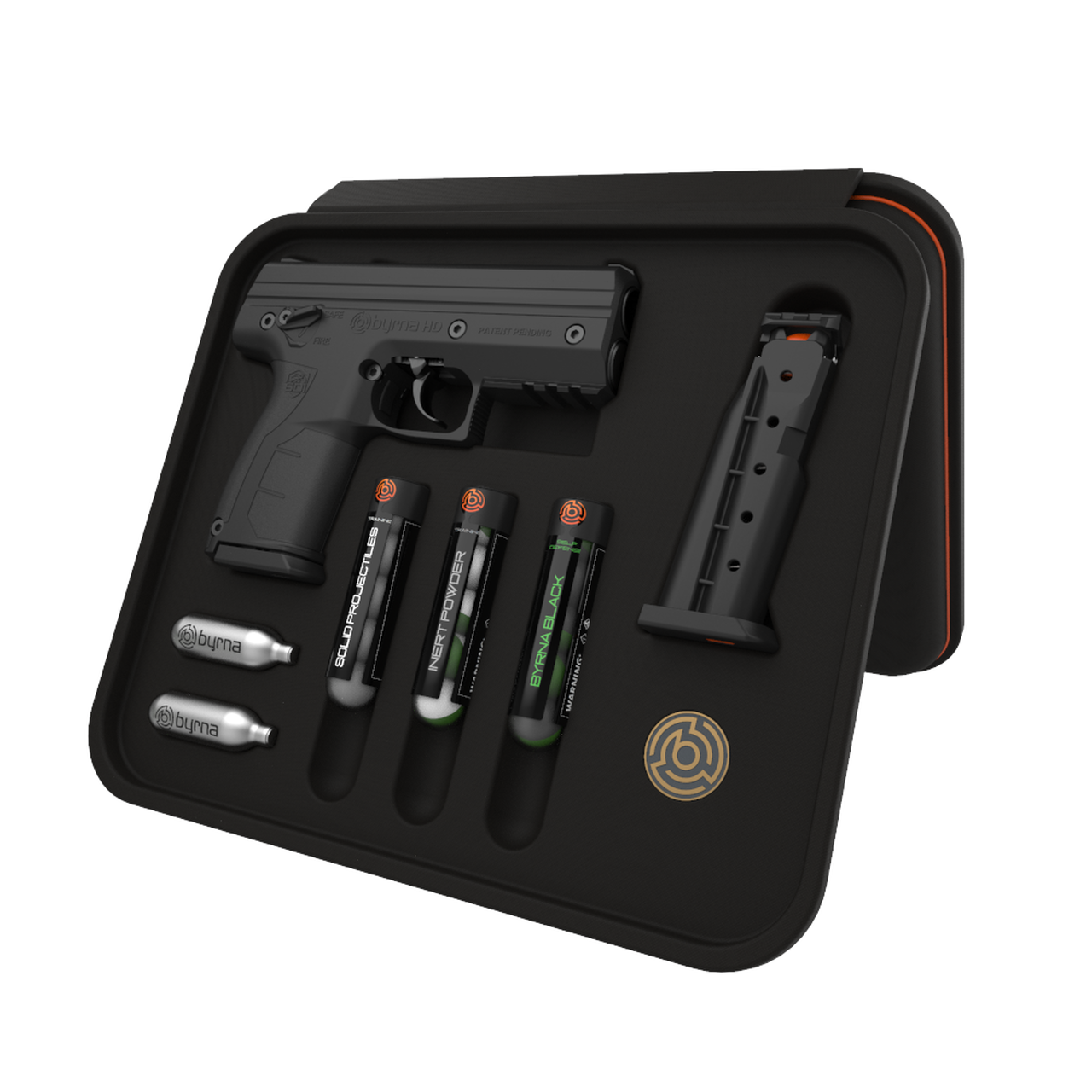 Byrna HD Max Kit – Black Non-Lethal Self Defense Weapon, 2- 5rd Mags, No Permits or Background Checks