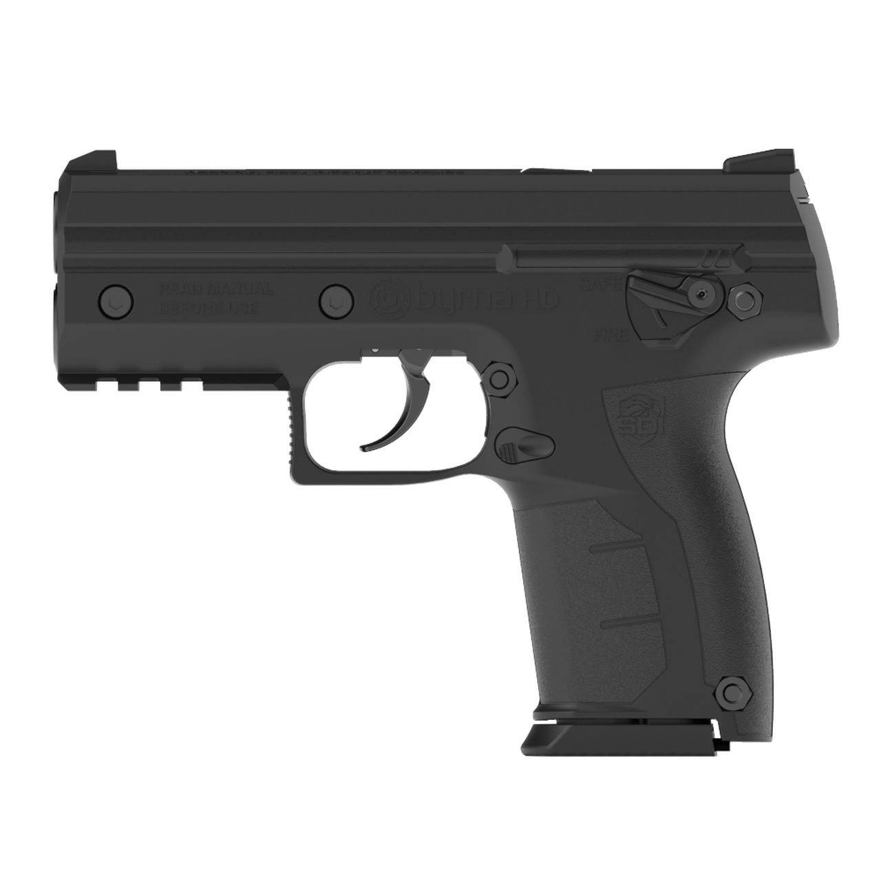 Byrna HD Max Kit – Black Non-Lethal Self Defense Weapon, 2- 5rd Mags, No Permits or Background Checks