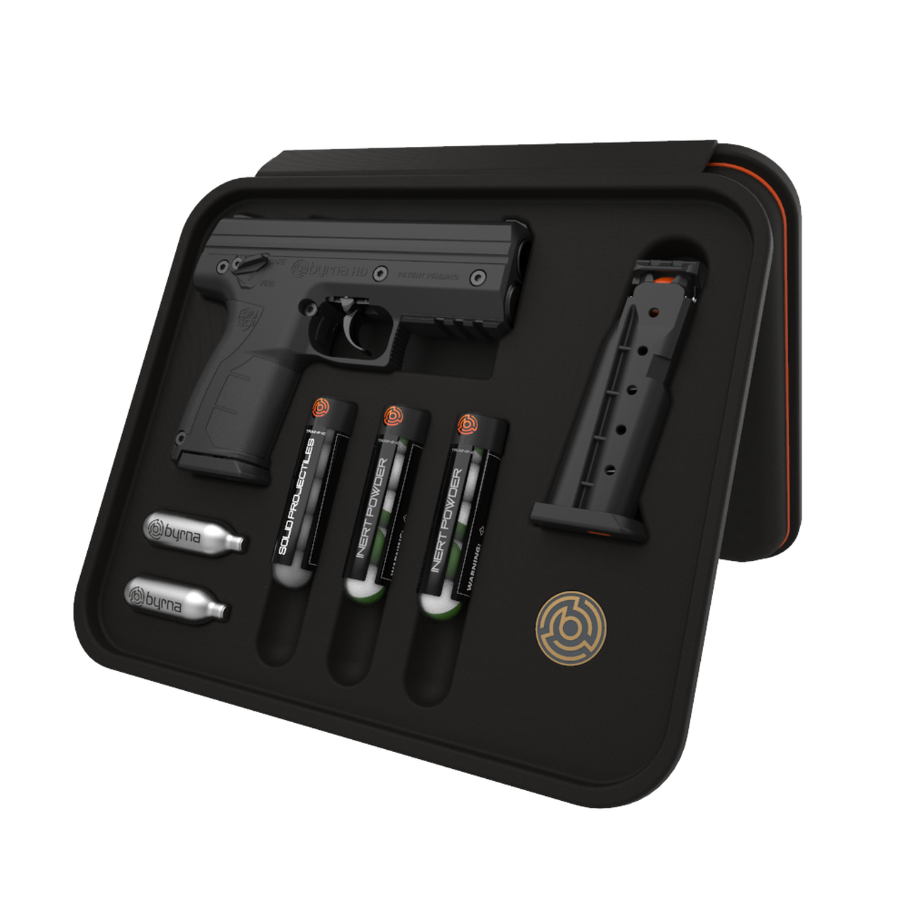 Byrna HD Ready Kit – Black (NY,MA,MN Legal) Non-Lethal Self Defense Weapon, 2- 5rd Mags, No Permits or Background Checks