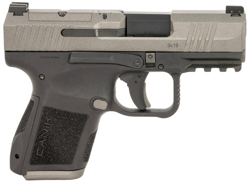 Canik METE MC9 Exclusive 9mm, 3.18″ Barrel, Tungsten Cerakote Slide, Optic Ready, 15rd