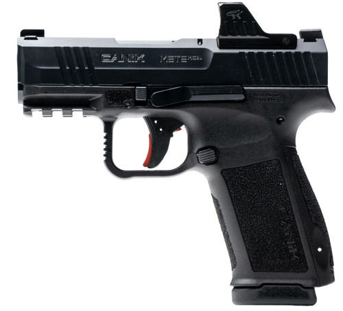 Canik METE MC9L 9mm, 3.18″ Barrel, Black, MeCANiK MO1 Red Dot, Custom Holster, 17rd