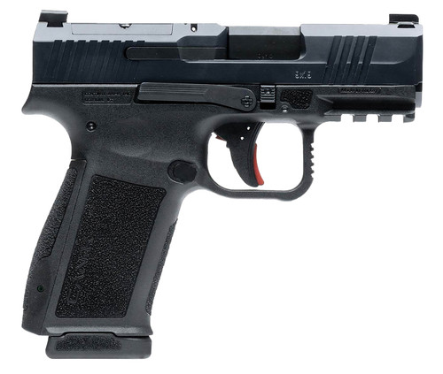 Canik METE MC9L 9mm, 3.18″ Barrel, Black, Optic Ready, Custom Holster, 10rd