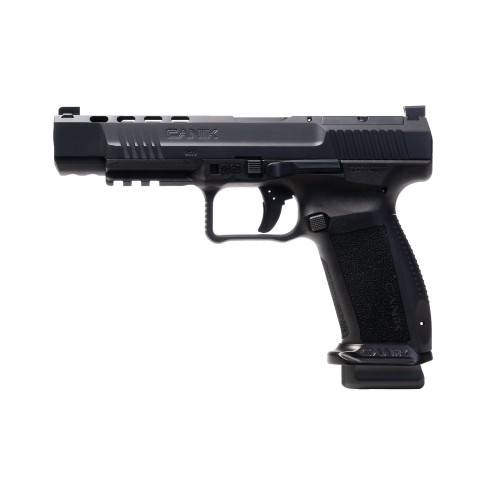Canik METE SFX 9mm, 5.2″ Barrel, Black, Includes Holster, 10rd