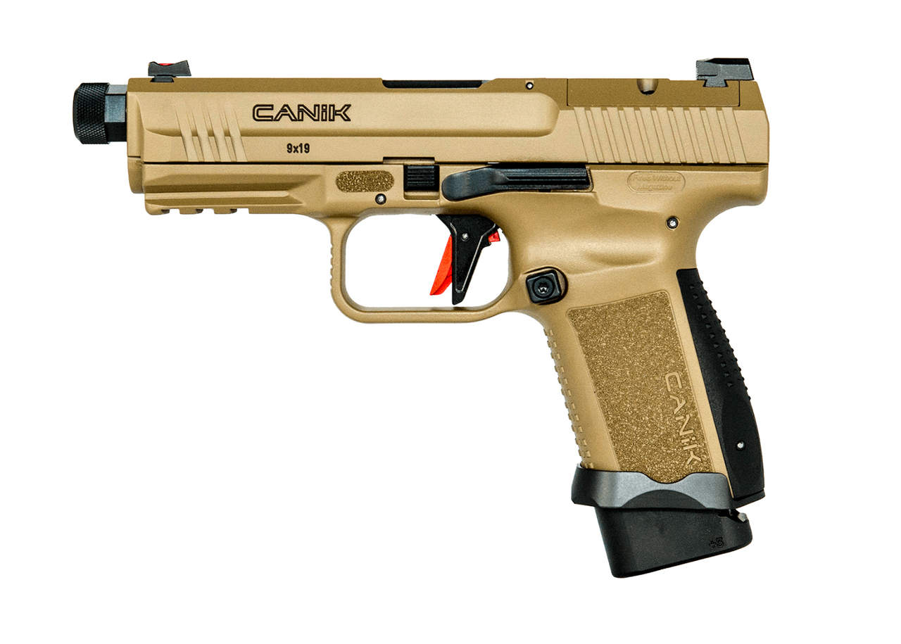 Canik TP9 Elite Combat 9mm, 4.8″ Barrel, Flat Dark Earth, 15rd