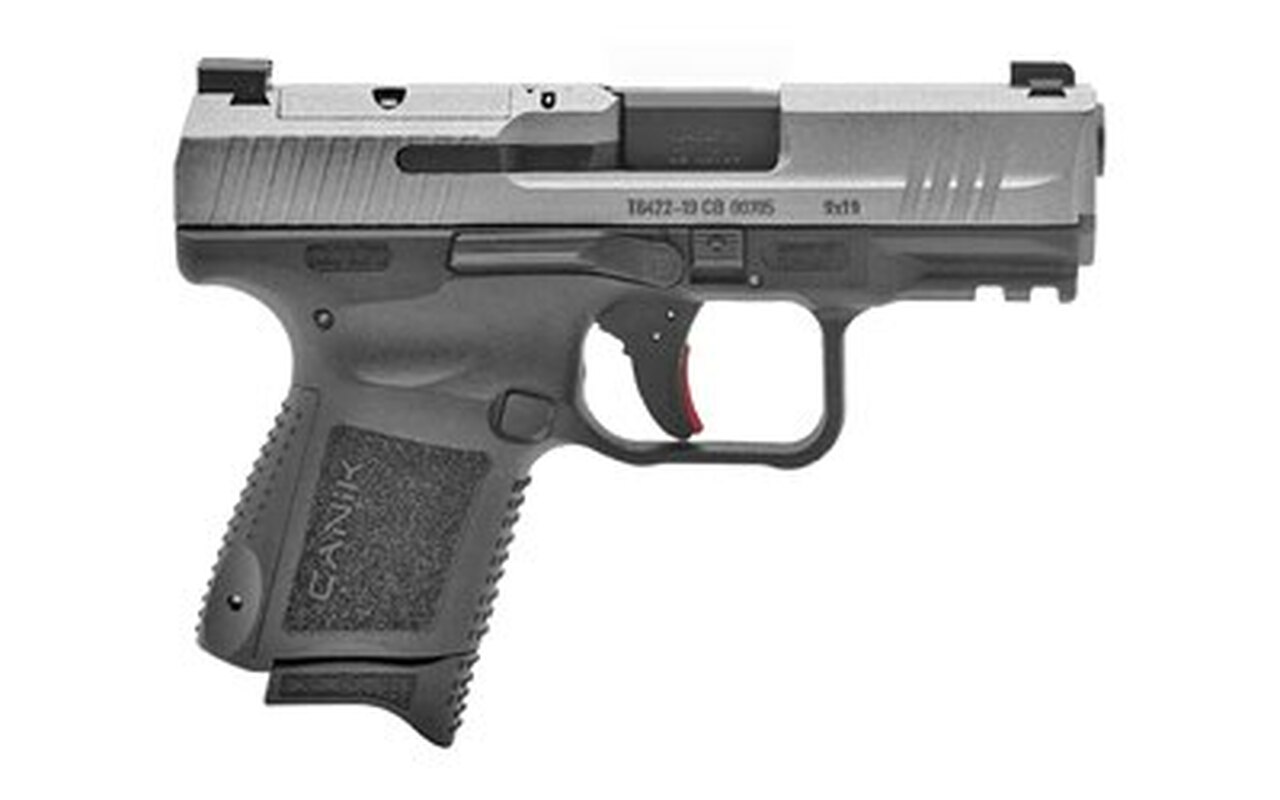 Canik TP9 Elite SC 9mm, 3.6″ Barrel, Black, Micro Red-Dot Base Plate, Holster, 2 Back Staps, 2 Mags, 12rd-15rd